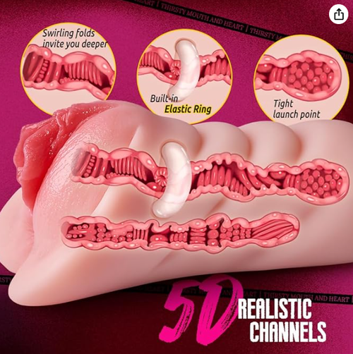 Honey Peach Color Male Sex Toy Crafted for Desire