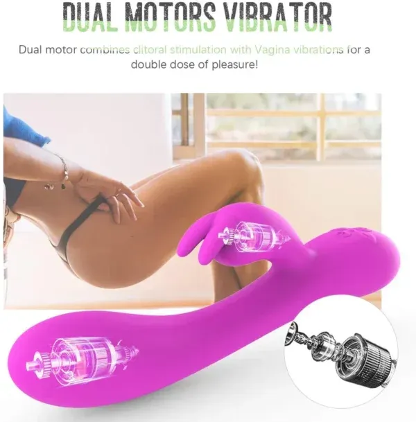 Heating G-Spot Rabbit Vibrator