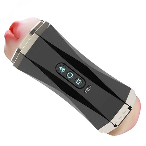 Electric cup, dual-head vibration with sound