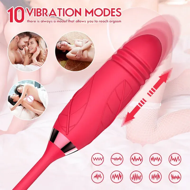 10 Speed Rose Sucking Vibrator Sex Toy