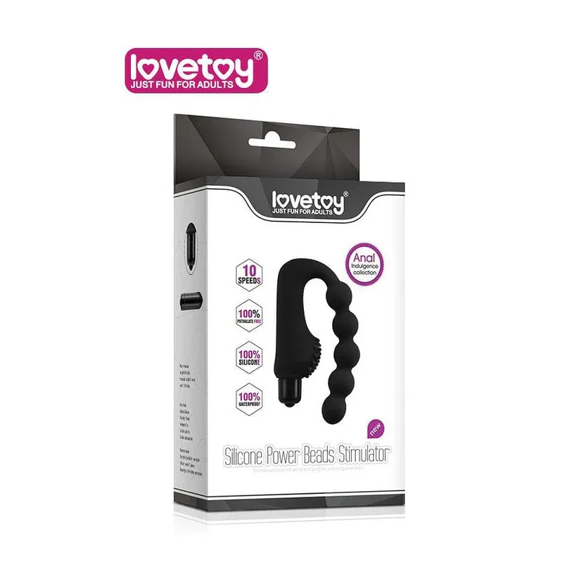 10-Frequency Vibrating Tentacles Anal Beads