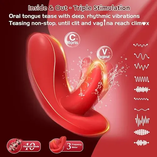 APP Mini Panty Vibrator Clitoral Vaginal Stimulator 10 Vibrations