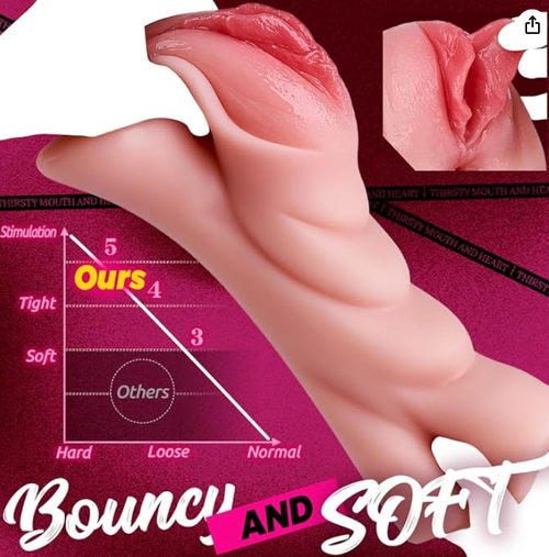 Honey Peach Color Male Sex Toy Crafted for Desire