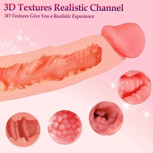 2-in-1 Phallic Shaped Toy Male Sex Toy Doll, Neutral Penis Dial Penis Butt Sex Toy with Vivid Attachment Lengthener Suitable for Males, Females, and Couples