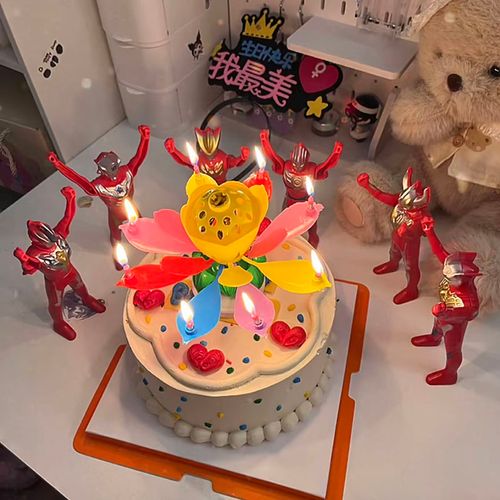 Musical Blooming Birthday Candle