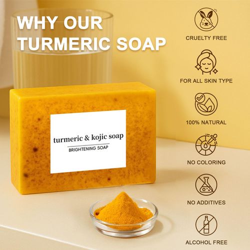 Europe America Bestselling  Natural Turmeric Soap