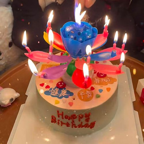 Musical Blooming Birthday Candle