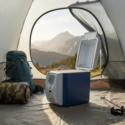 7.5L Portable Mini Car Refrigerator Cooler & Warmer for Camping Travel