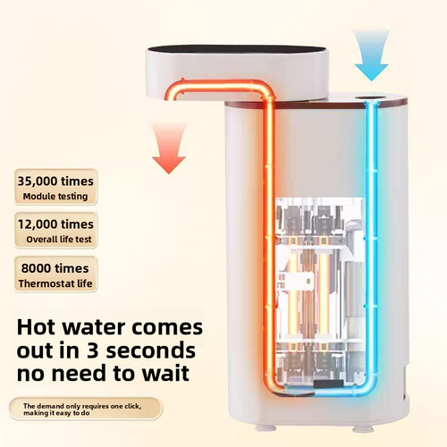 Portable Instant Hot Water Dispenser Electric Desktop Plastic Mini Water Heater for Home Office