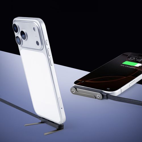 Multifunctional Mobile Phone Charger Adjustable Stand + 1.5M Durable Braided C-Type Data Cable