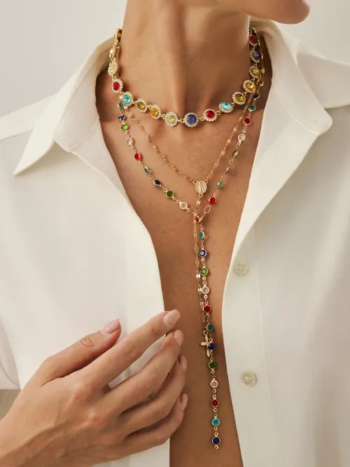 Crystal Necklace Set