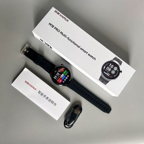 2025 Newest M18 Smart Watch Men 1.5 Inch HD Round Screen BT Calling Ultra-low Latency Outdoor Sport Fitness Bracelet Smart Watch