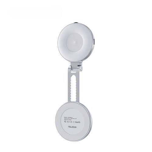 Mini Fill Light Rechargeable 3 Modes Adjustable 180° Flip & Built-in Mirror Magnetic Mobile Phone Selfie Ring Light