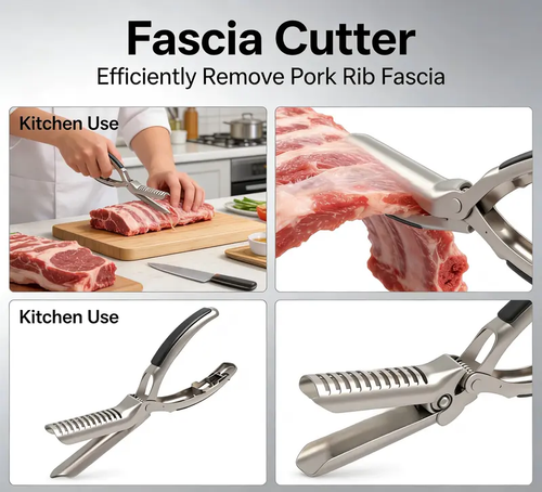 BBQ Rib , Rib Membrane Remover Stainless Steel Tool Kit