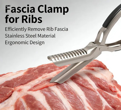 BBQ Rib , Rib Membrane Remover Stainless Steel Tool Kit