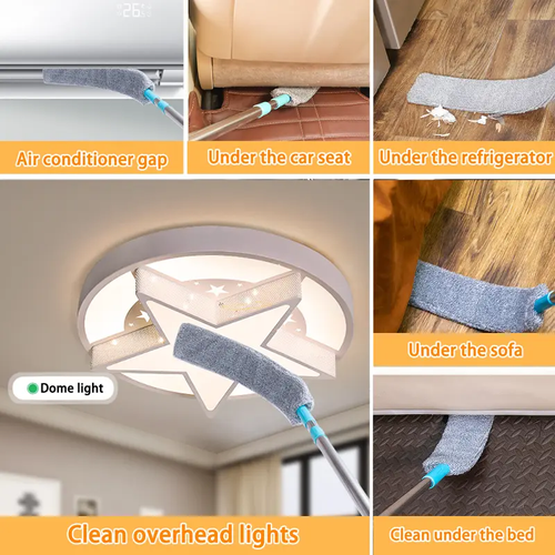 Retractable Under-Bed Dust Remover – Household Cleaning Tool for Deep Dust Removal