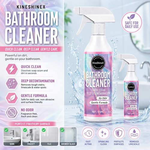 Bathroom Liquid Cleaner (Buy 1 Get 1 Free Same Model, 2 Bottles Pack)120ML