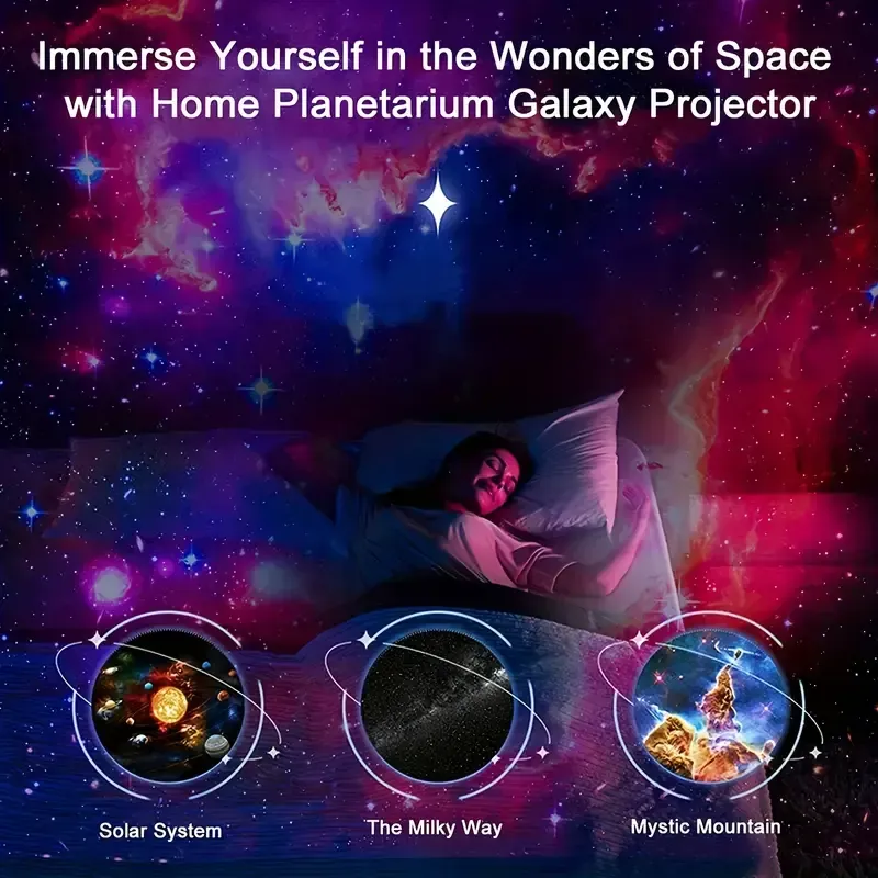 5 12 in 1 Star Projector Night Light （12合1星形投影仪夜灯）