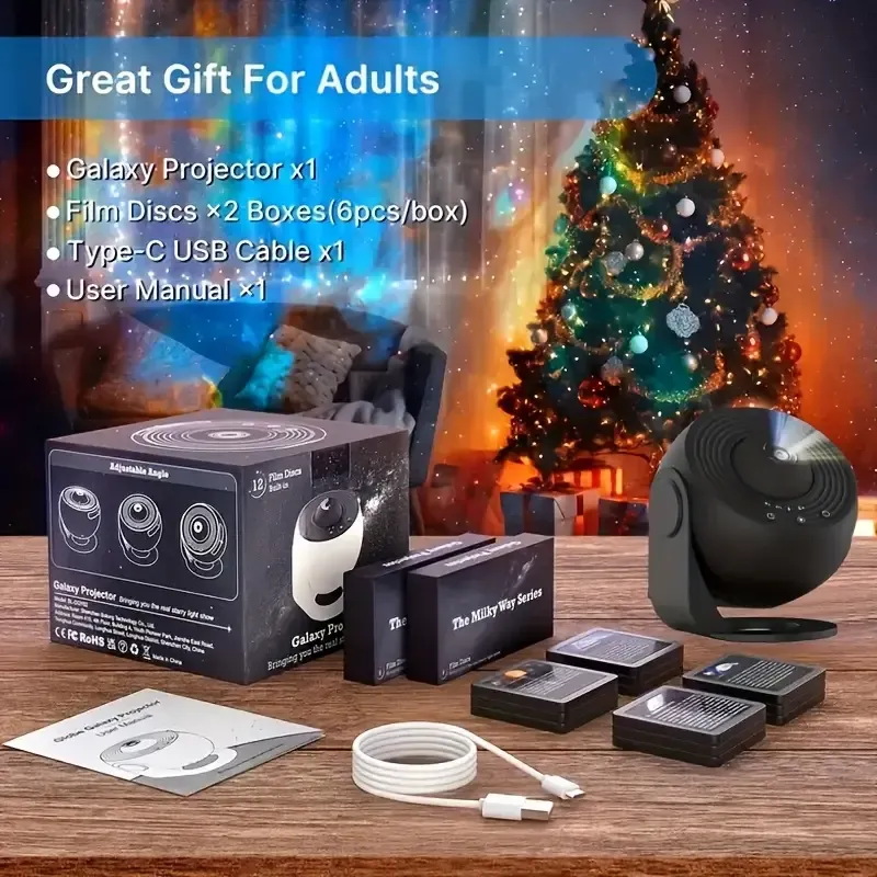 5 12 in 1 Star Projector Night Light （12合1星形投影仪夜灯）