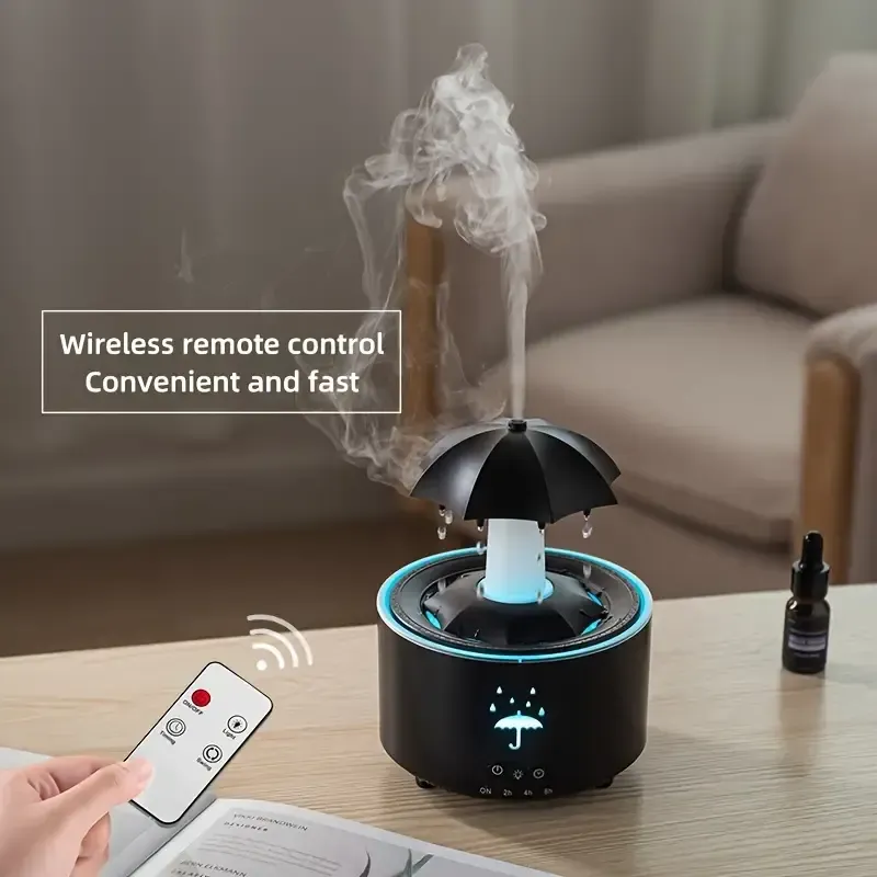 13 Rotating Umbrella Aromatherapy Humidifier（旋转雨伞香薰加湿器）