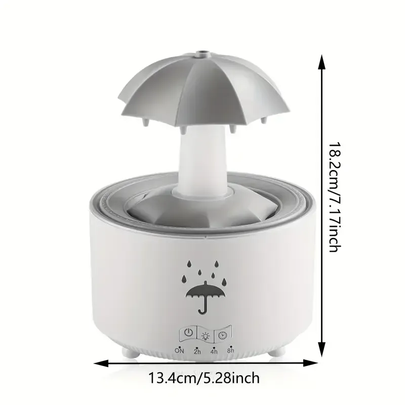 13 Rotating Umbrella Aromatherapy Humidifier（旋转雨伞香薰加湿器）