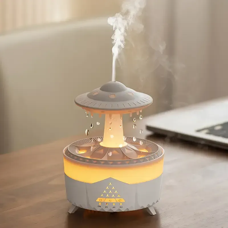 14 Lavender Aromatherapy Humidifier with Remote Control（薰衣草香薰加湿器带遥控器）