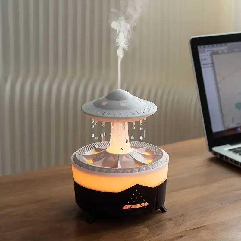 14 Lavender Aromatherapy Humidifier with Remote Control（薰衣草香薰加湿器带遥控器）