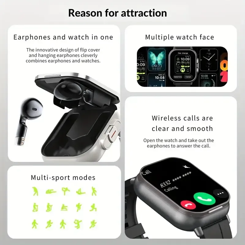 18 2 in 1 smart sports watch(2合1智能运动手表)