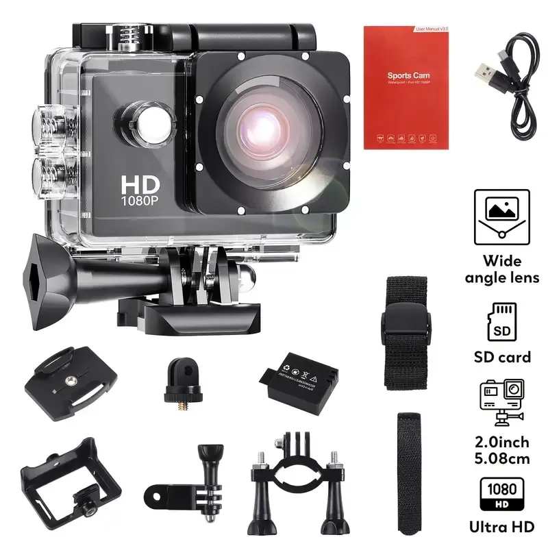 27 1080P Full HD Sports Camera