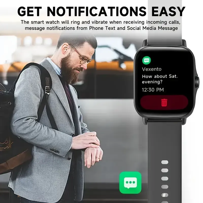 29 Large screen smart call watch