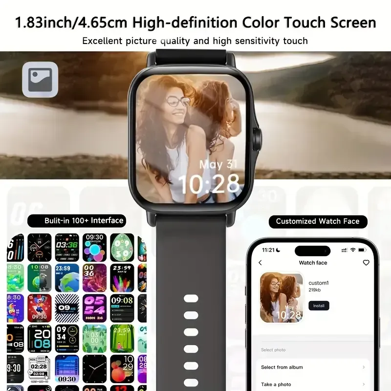 29 Large screen smart call watch