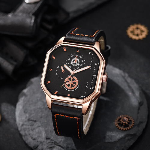 38 Octagonal dial fashionable men's square case watch