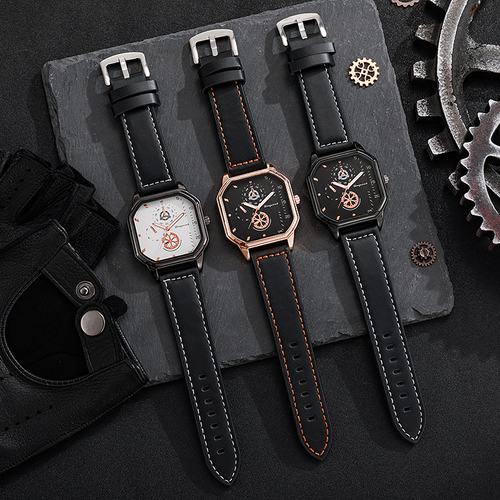 38 Octagonal dial fashionable men's square case watch