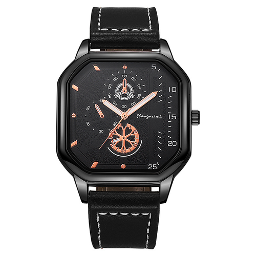 38 Octagonal dial fashionable men's square case watch