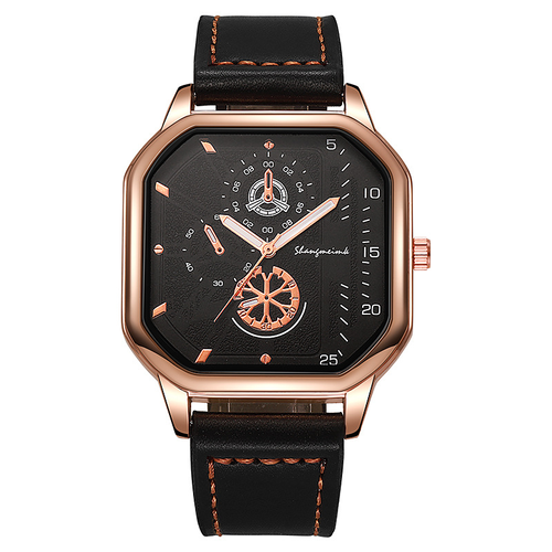 38 Octagonal dial fashionable men's square case watch