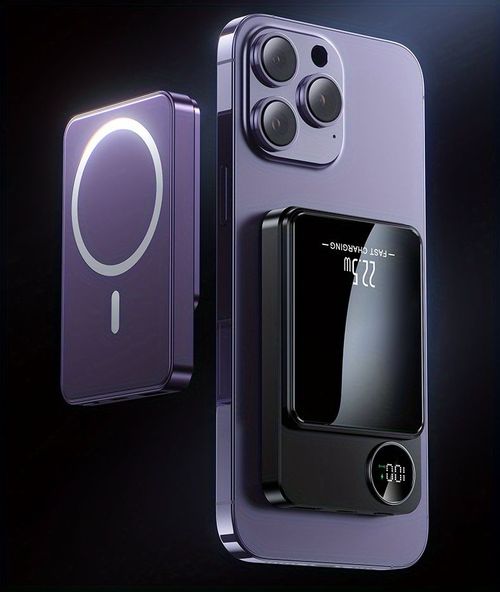 49 Magnetic wireless power bank 10000 mAh
