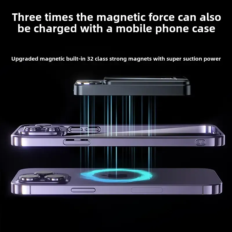 49 Magnetic wireless power bank 10000 mAh