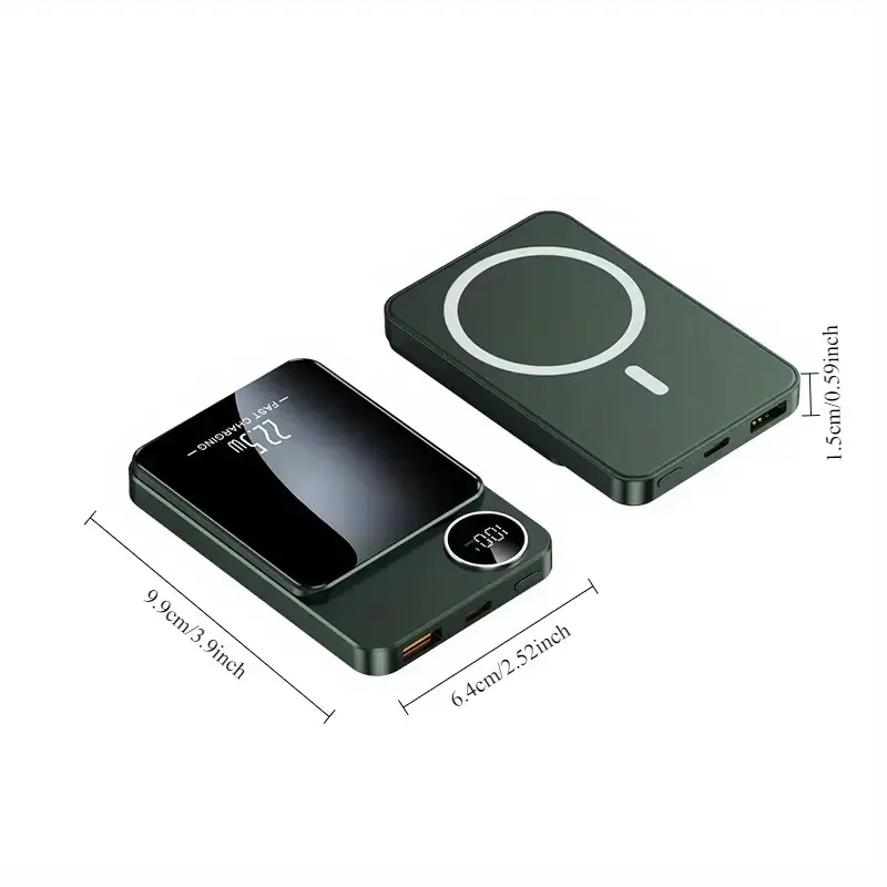 49 Magnetic wireless power bank 10000 mAh
