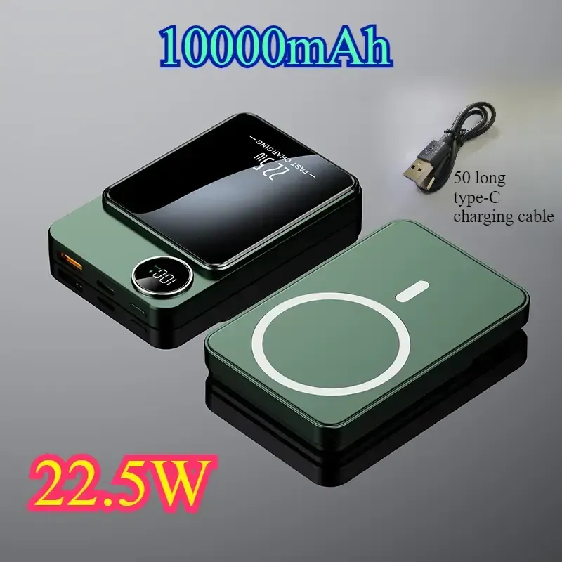 49 Magnetic wireless power bank 10000 mAh