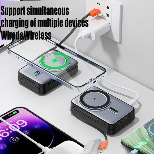 50 New foldable wireless charging power bank with large capacity
