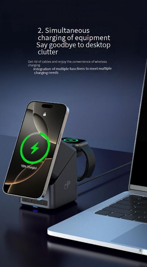 51 Four-in-one rotating magnetic wireless charger Suitable for mobile phone holder