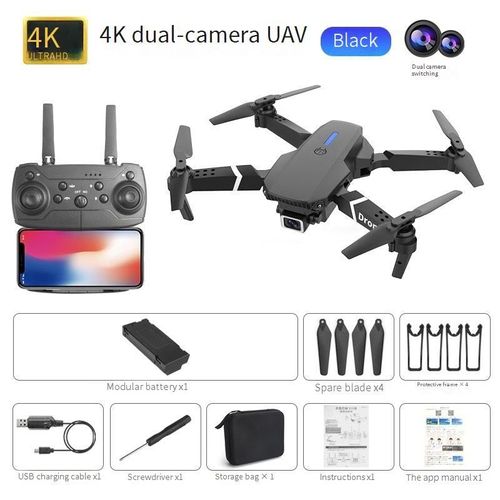e88 drone professional aerial photography long endurance Comes with two batteries