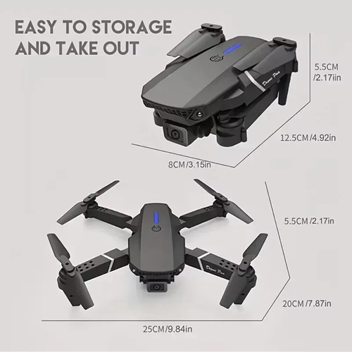 e88 drone professional aerial photography long endurance Comes with two batteries