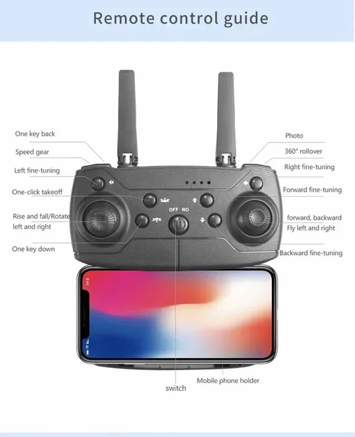 e88 drone professional aerial photography long endurance Comes with two batteries