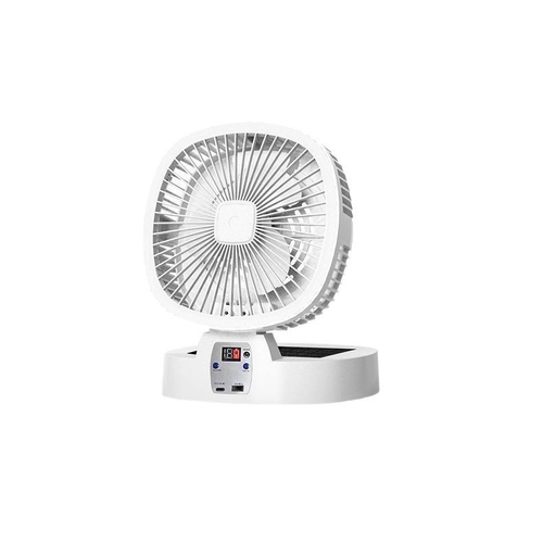 Solar fan USB household silent rechargeable