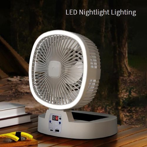 Solar fan USB household silent rechargeable