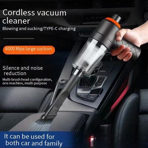 Handheld vertical vacuum cleaner with blowing and suction function for home and car