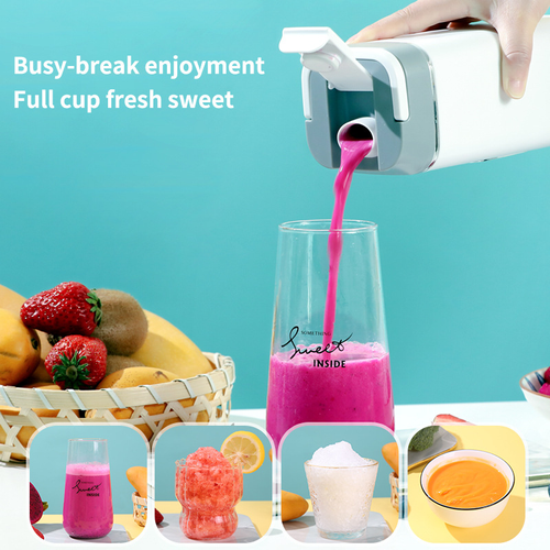 New juicer home ice crushing self-cleaning USB charging portable juicer 12 dollars