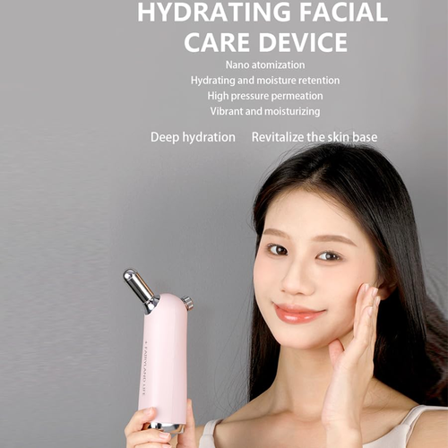 Spray oxygen injection instrument high pressure handheld hydrating nano facial moisturizing beauty instrument