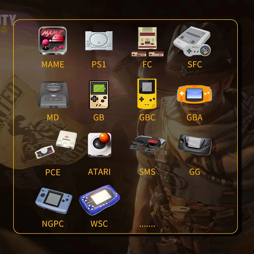 SF3000 handheld game console HD horizontal screen 4.5 inch built-in game